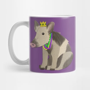 Paper craft Mardi Gras pig Mug